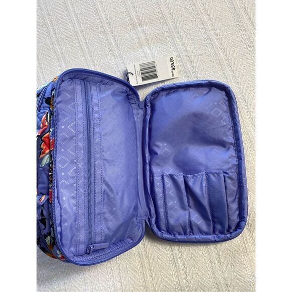 VERA BRADLEY Blush & Brush Makeup Case - Mural Garden - Picture 3 of 6